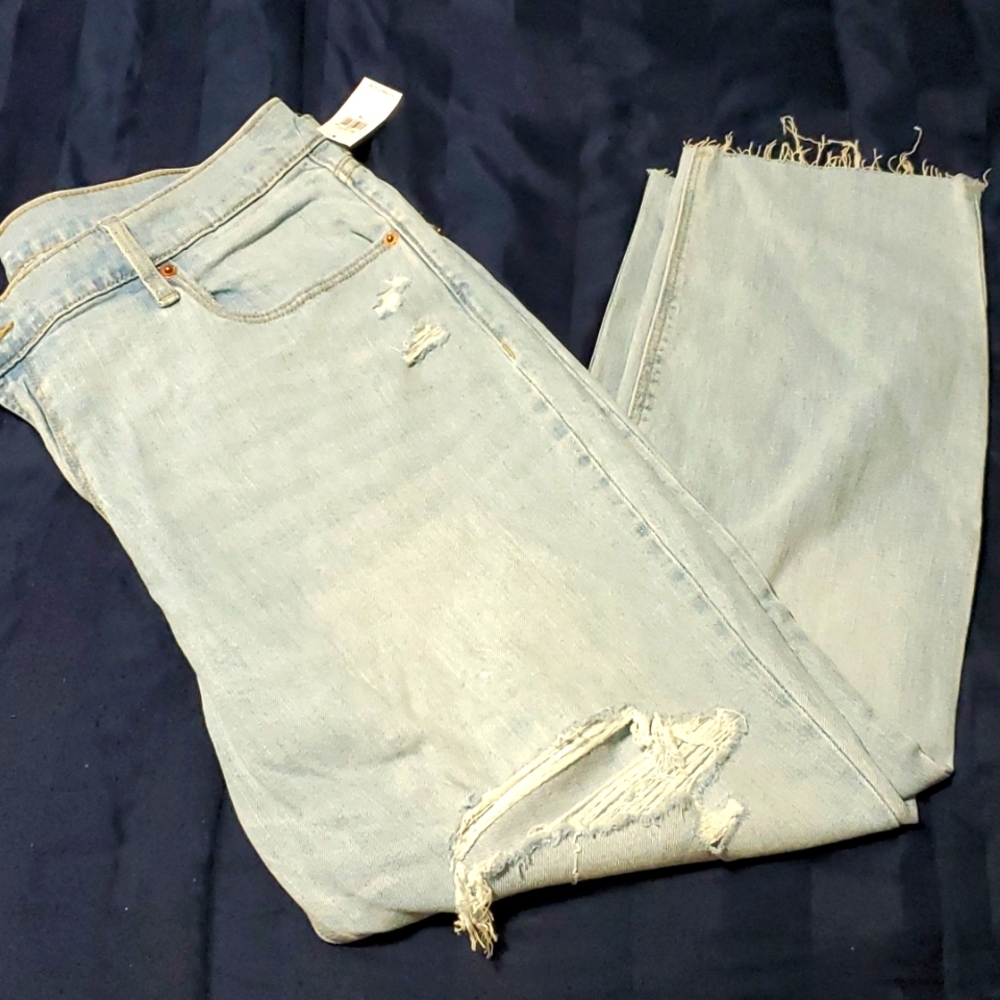 Old Navy Mid-rise Boyfriend Ripped Jeans
